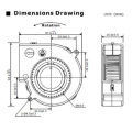 97mm DC Blower Flow Fan